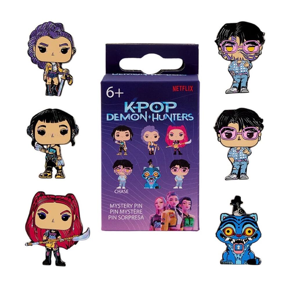 Funko Pop! By Loungefly КРор Demon Hunters Mystery Box Pin UNOPENED